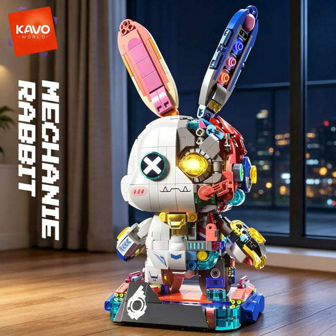 Light-Up Mechanical Rabbit Building Set — product image