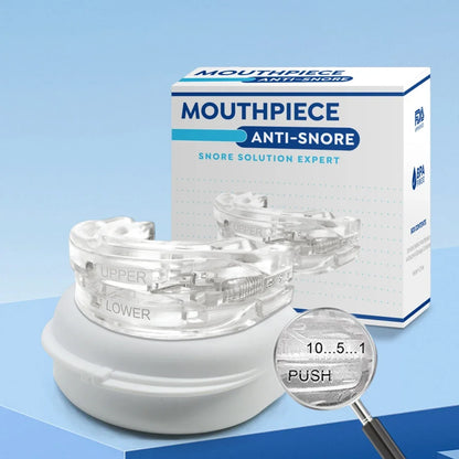 Reusable Anti Snore Mouth Guard with Storage Box Anti Snoring Bruxism Mouth Guard Improve Sleeping Reduction Snoring Device