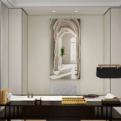 1.5 inch solid wood frame, canvas painting modern abstract canvas mural, suitable for living room, bedroom or hallway decoration