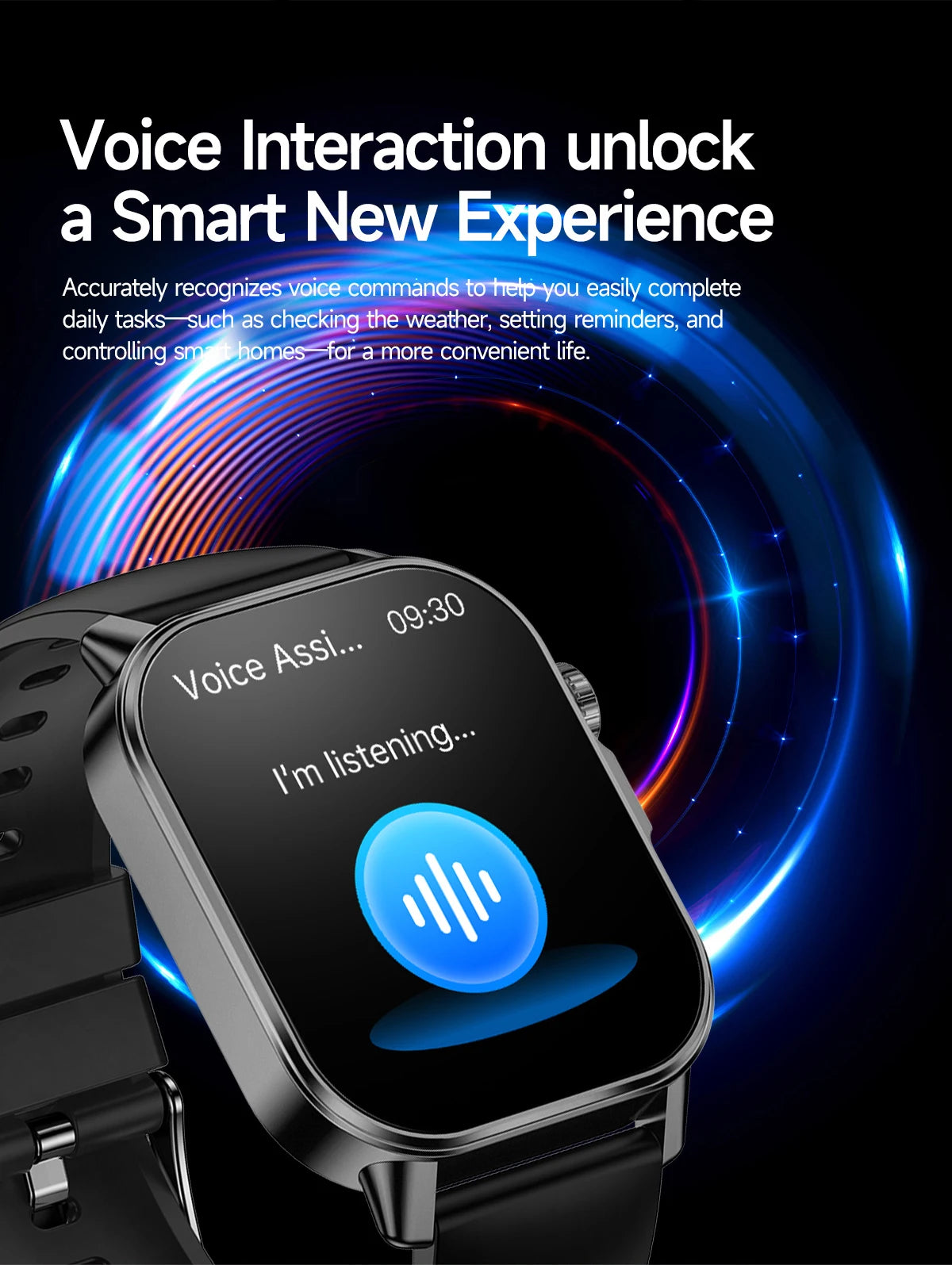 New Professional Health Watch Blood Pressure 2.01"AMOLED Screen Uric Acid Blood Lipids Flashlight Care Smart Watches for Women