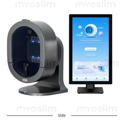 21.5 Inch X5 Facial Skin Analyzer, 3D AI Hair Scanner, 8 Spectrum Light, Beauty Analysis Machine for Salon Care