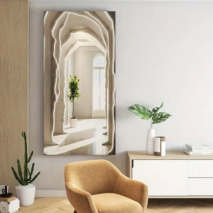 1.5 inch solid wood frame, canvas painting modern abstract canvas mural, suitable for living room, bedroom or hallway decoration