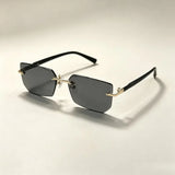 Rimless Gradient Sunglasses Set — view 5
