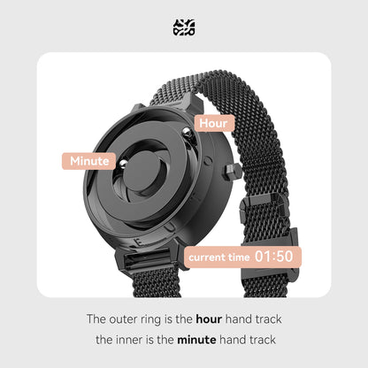Eutour New Original Magnetic Rose Gold Trend Women's Watches Female Student Quartz Watch Simple Fashion Women's Watches