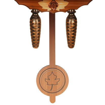 Wall Mount Clock Cuckoo Clock, Wood Cuckoo-Clock, 7:00-21:00 Chime Time 25*10*50cm Pointers+Time Scales Display