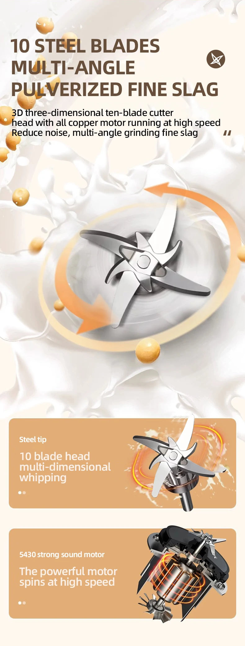 8-in-1 Multifunctional Automatic Nut Milk Machine&Coffee Maker, 40oz Auto Self-Cleaning Delay Start, Keep Warm Boil