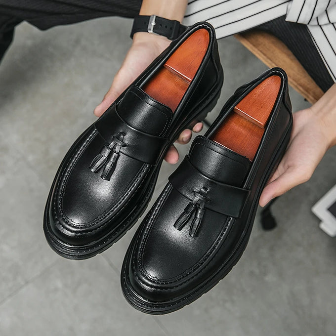 Men's Tassel Platform Loafers — product image
