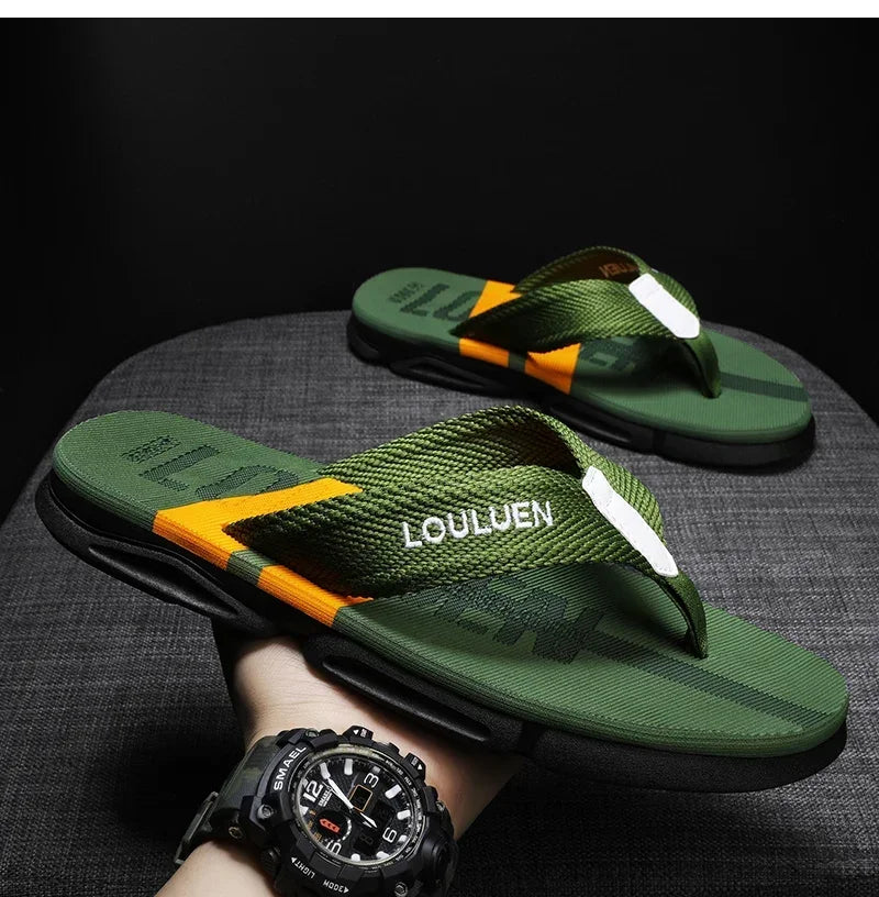 Summer Fashion Men Slippers Flip-Flops Outdoor Beach For Man Casual Breathable Antiskid Men's Sports Party Sneakers Shoes