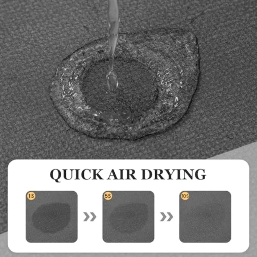 Non Slip Bath Mat, Thin Bathroom Rugs Fit Under Door, Quick Dry Bath Mats, Machine Washable Bath Rugs for Bathroom, Bathtub and