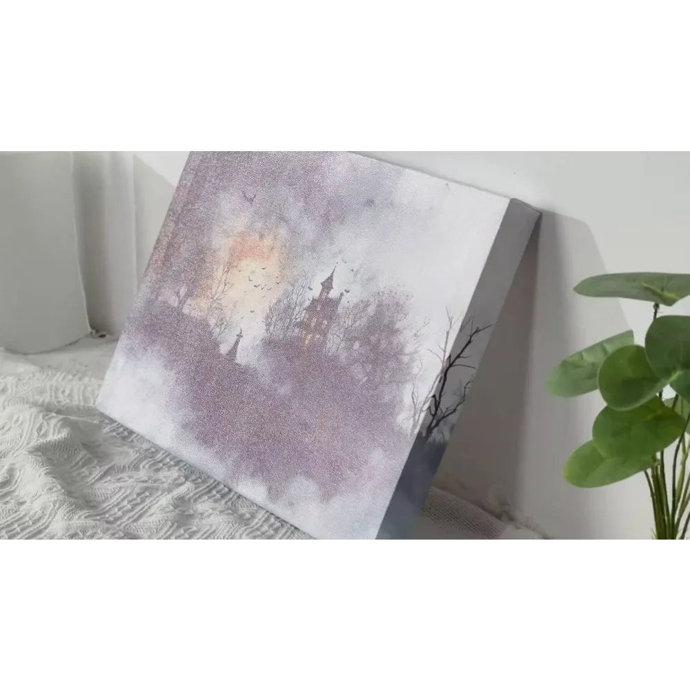 1.5 inch solid wood frame, canvas painting modern abstract canvas mural, suitable for living room, bedroom or hallway decoration