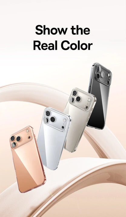 Baseus Clear Case For iPhone 17 Pro Max Soft TPU Case For iPhone 17 Air Anti-drop Ultra Thin Cover For iPhone 16 15 Pro Max Case