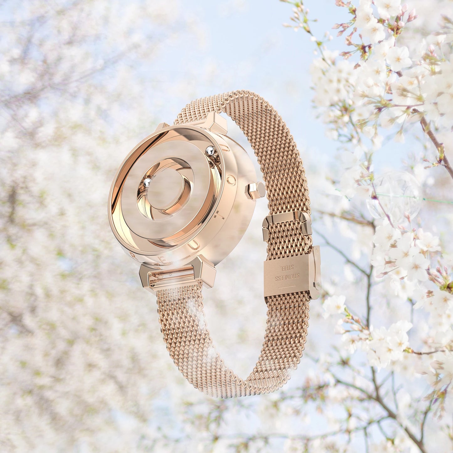 Eutour New Original Magnetic Rose Gold Trend Women's Watches Female Student Quartz Watch Simple Fashion Women's Watches