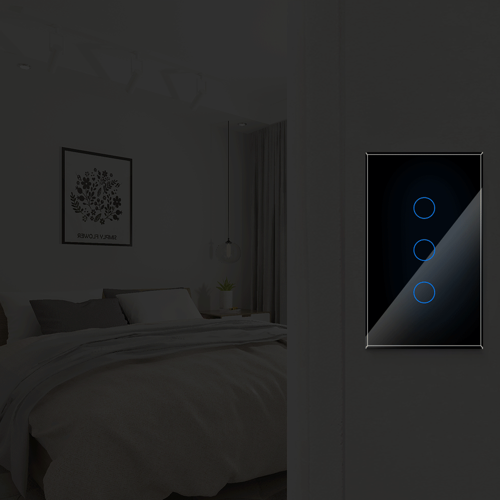 Matter smart switch  Alexa Google No APP required Intelligent Control Scan QR Code to Connect Touch Light Switch