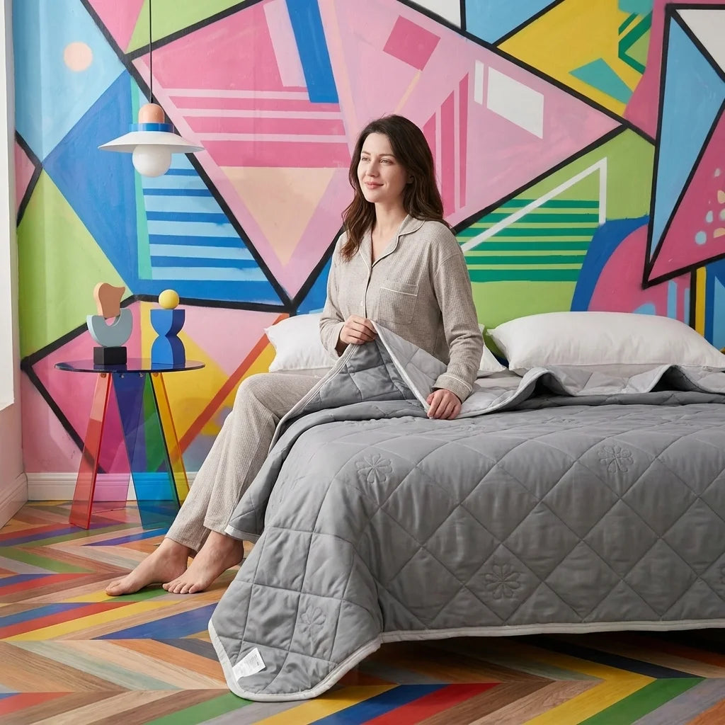 Multi-size Cooling Thin Quilt – Breathable Lightweight Ice Silk Quilt, Ultra Soft Thin Quilt for Hot Weather & Airy Bedrooms, Summer Essential.