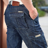 Men's Wide-Leg Cargo Jeans — view 7