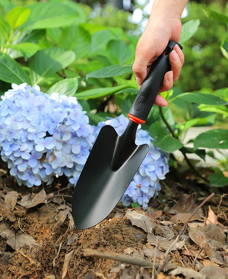 5 Pack 5-in-1 Gardening Hand Tool Set, Mini Hoe & Small Shovel for Outdoor Digging, Garden Loosening & Beach Clamming Tools