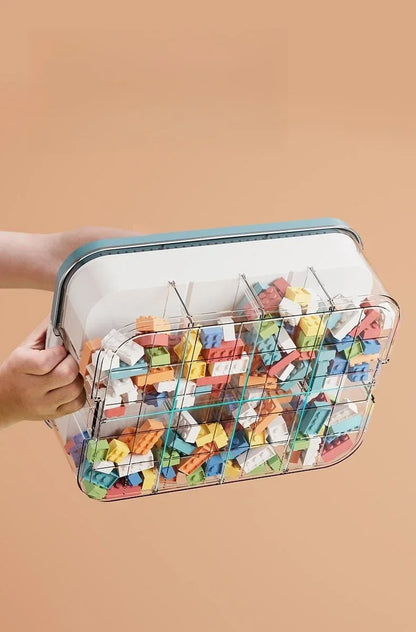 Plastic Storage Box For Lego Children Jigsaw Puzzle Building Block Container Classification Part Sort Box Kidroom Toy Organizer