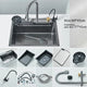 Waterfall Kitchen Sink & Faucet Set — view 13