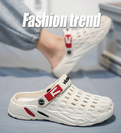 Flat Sandals Men Shoes 2025 Slippers Men Garden Platform Sandals Man Summer Sandals Male Sneakers Outdoor Flip Flops Home Clogs