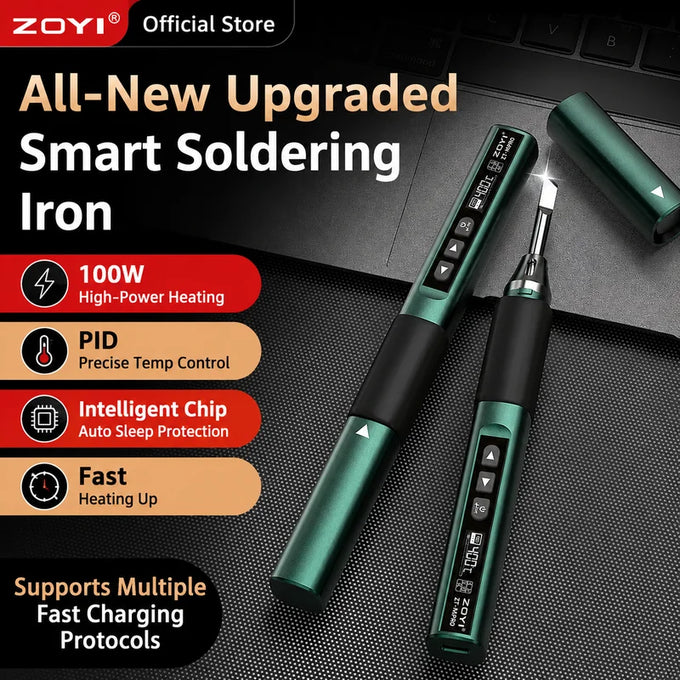 ZOYI ZT-T12 USB-C Soldering Iron — product image