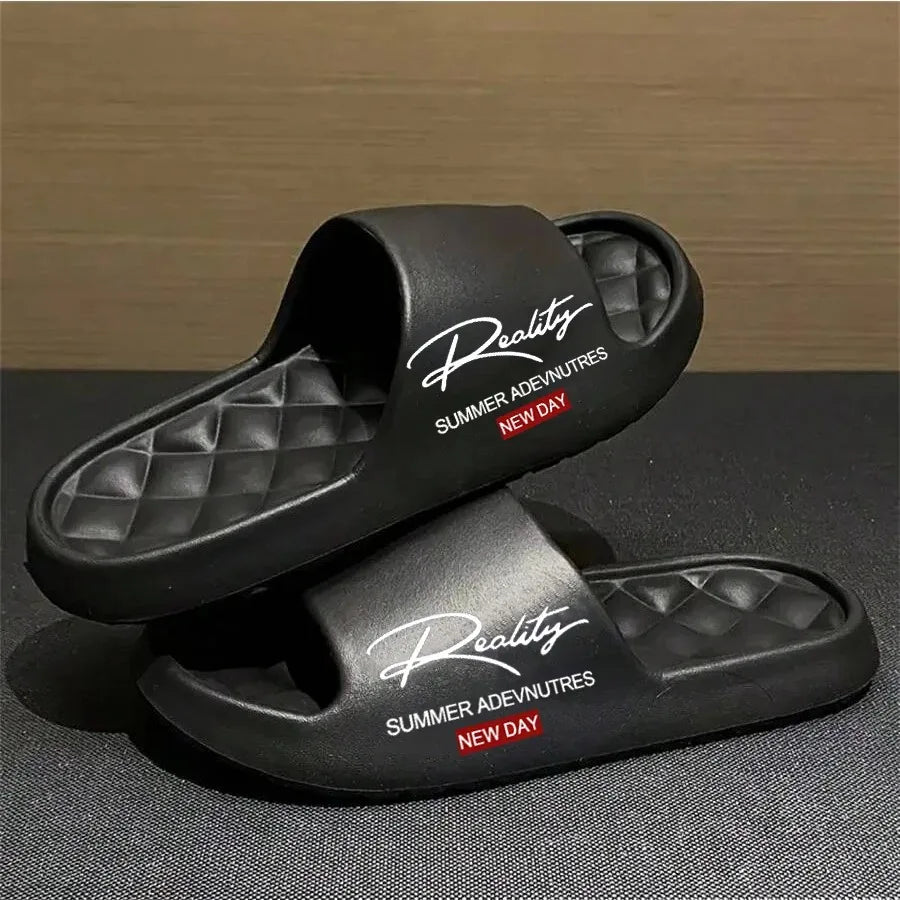 Outdoor Home Women's EVA Slippers,Lightweight Non-Slip Men's Sandals,Suitable for All Seasons,Women's Home Shoes,Indoor Slippers