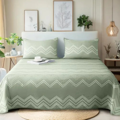 Lightweight Cotton Bedspread Coverlet Set - Breathable Summer Bedding Farmhouse Chic Design True-to-Size Queen/King