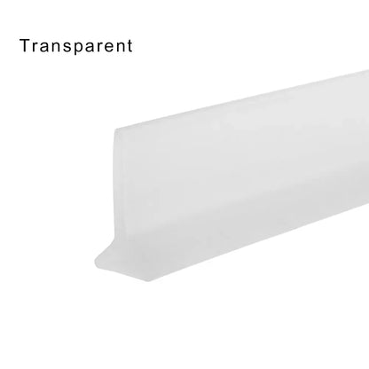 Silicone Water Stopper Self-Adhesive Bendable Flexible Water Retaining Strip Bathroom Door Dry Wet Separation Shower Dam Barrier