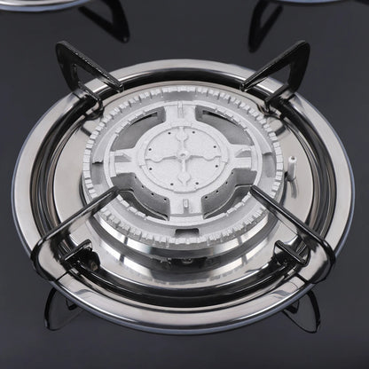 5 Burner Built-In Gas Stove Cast Iron Gas Hob Burner Cooker LPG NG  Dual Fuel Stainless Steel  Gas Hob Cooktop