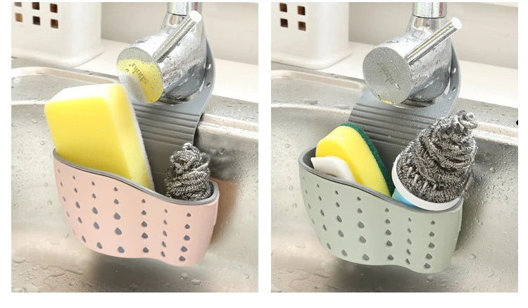 Kitchen Sink Sponge Holder Sponge Holder Sink Accessories Sponge Holder Kitchen Under Sink Organizer SNJ002