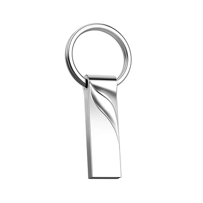 100PCS/lot Metal Pen Drive 64GB 32GB 16GB USB Flash Drive 8GB 4GB U Disk 2GB 1GB 128M 256M 512M Key Usb Stick Free Custom Logo