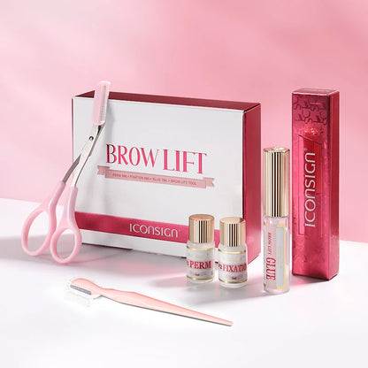 New DIY Brow Perm Eyebrow Lift 45-60 Days ICONSIGN Professional Brow Lifting Brow Perming Set Brow Beauty Makeup Tool Home Use