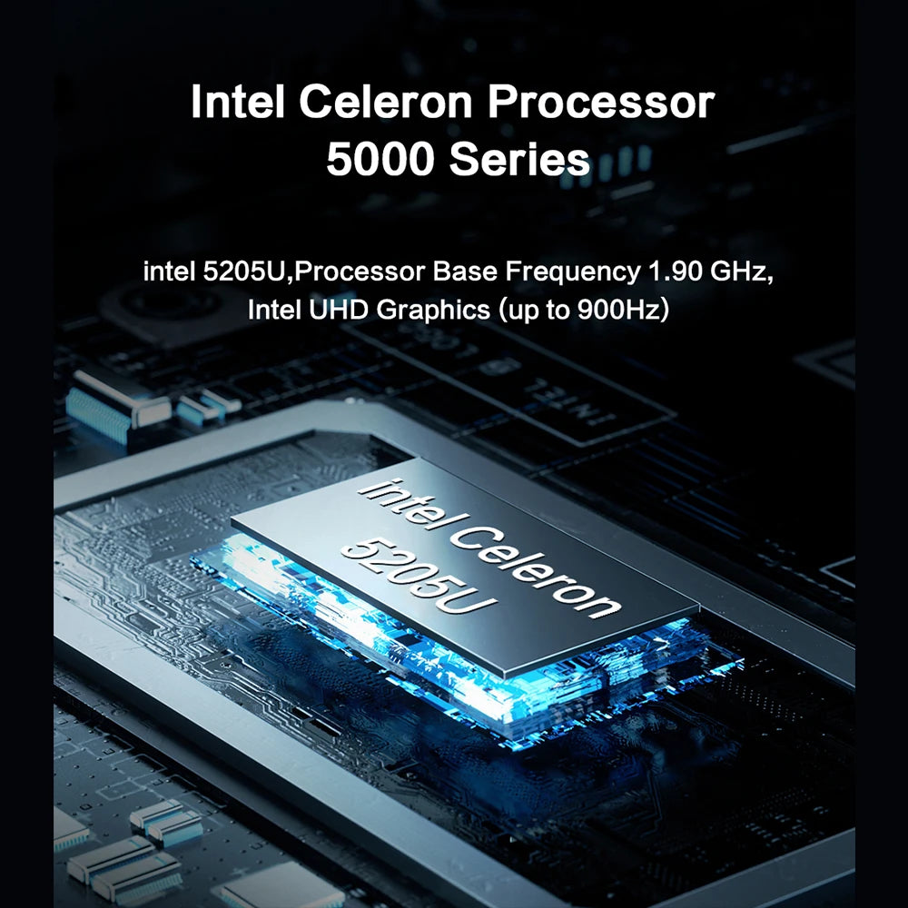 MLLSE  Mini PC M2 Plus Intel Celeron 5205U Processor 8GB RAM 256GB ROM WiFi 5 BT4.2 Windows 11 Pro Desktop Computer