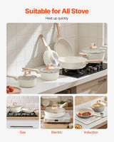 Nonstick Cookware Set with Pan Protectors — view 6