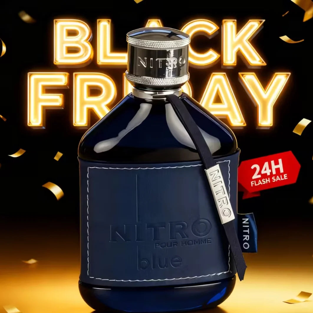 NITRO - 3.4 Ounces - Eau De Toilette - Men's Luxury Perfume - Fruit, Woody, Floral And Men's Spices - Long-lasting
