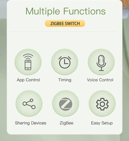 BSEED Zigbee Wall Switches Smart Touch Screen Light Switch 1/2/3Gang 1/2/3Way Google Alexa Tuya App Control No Neutral Line