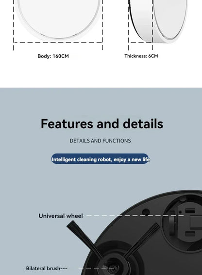 Xiaomi Model Sweeping Robot Automatic Home Mini Cleaning Machine USB Charging Smart Sweep Mop 5-In-1 Vacuum Cleaner New 2026