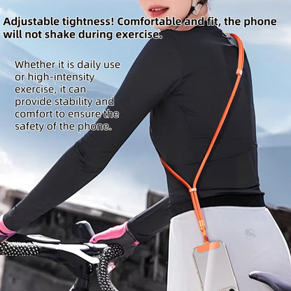 Universal Phone Lanyard with Clip Upgraded Anti-Drop 360° Rotation Adjustable Neck/Crossbody Strap for All Phone Cases