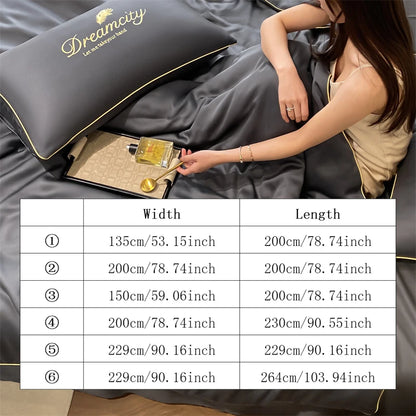 Ultra Soft Cooling Ice Silk Summer Quilt Blanket, Queen King Size Embroidered Breathable Nap Comforter, Lightweight Skin Friendly Air Conditioner Quilt