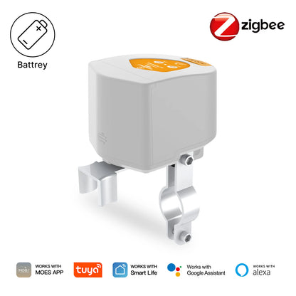MOES Tuya ZigBee Smart battery Water Gas Valve Controller Automatic Low Power Consumption Voice Control with Alexa Google Home