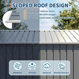 Metal Garden Storage Shed — view 6