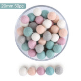 Colorful Felt Craft Balls — view 10