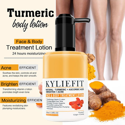 AILKE Natural Turmeric Skin Care Range, Lightening, Cleaning Skin, Moisturizes, Remove Acne and Pimples, Refining Pores