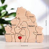 Personalized Wooden Bear Puzzle — view 7