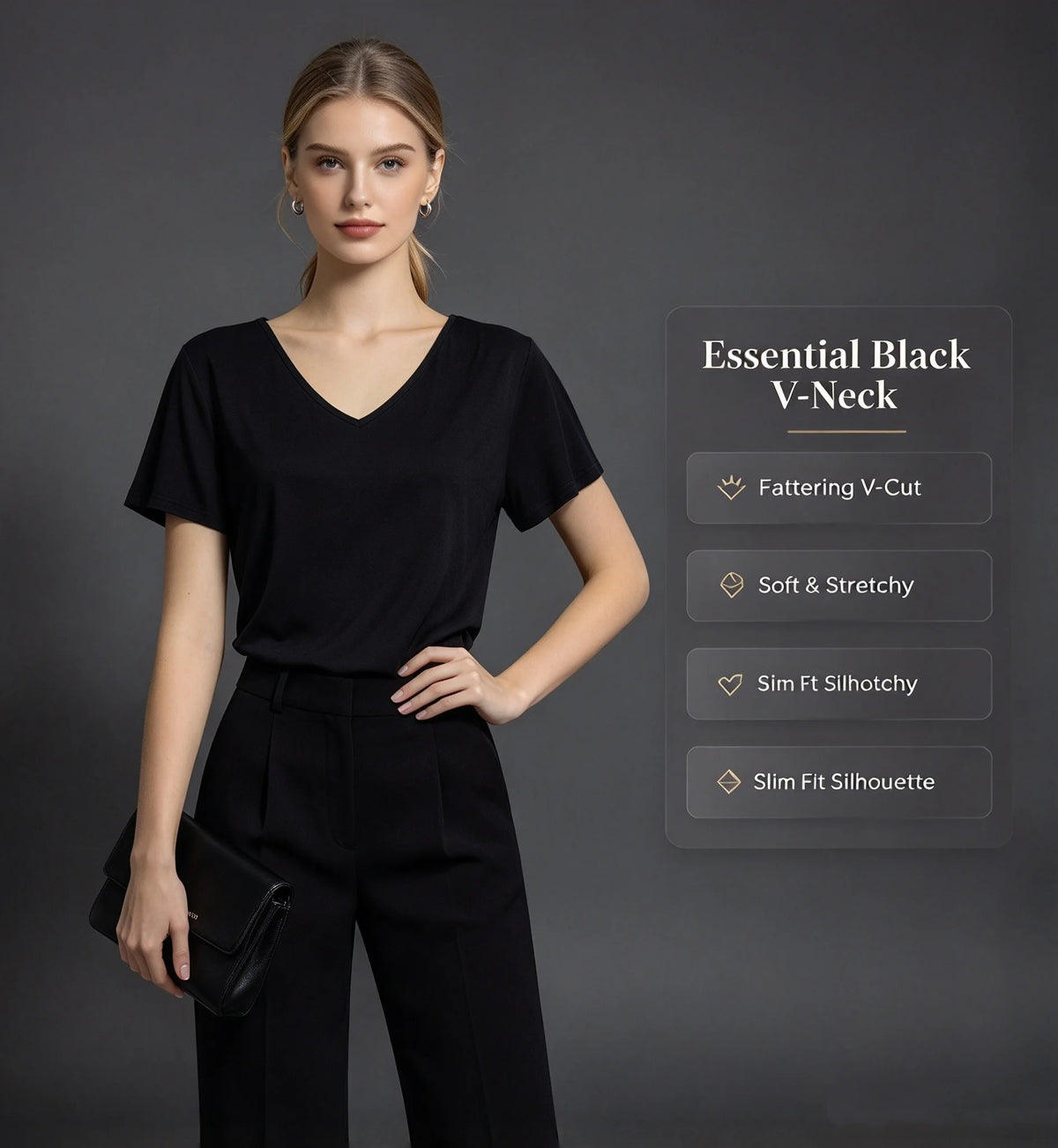 Crisscross V-Neck Backless Top