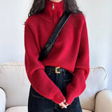 Women's Half-Zip Knit Pullover — view 5