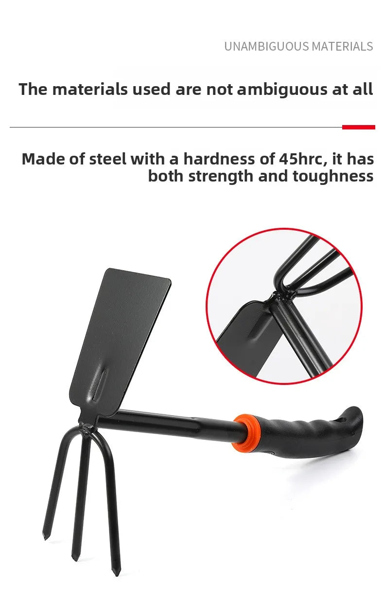 5 Pack 5-in-1 Gardening Hand Tool Set, Mini Hoe & Small Shovel for Outdoor Digging, Garden Loosening & Beach Clamming Tools