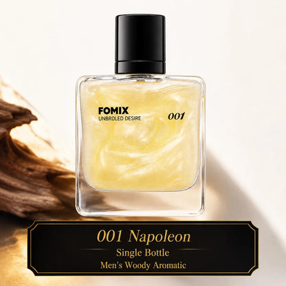FOMIX 001 Napoleon Men’s Woody Perfume Long Lasting Citrus Aromatic Cologne Sweet Orange Lemon Jasmine Musk Coconut Woody Scent Eau De Parfum Spray Daily Office Date Travel Party Luxury Men Fragrance Gift for Him