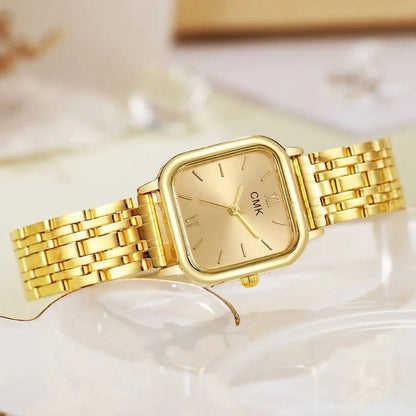 Fashion Women Watches Casual Square Dial Quartz Wristwatches Reloj Mujer Girls Clock Gift（Without Box）