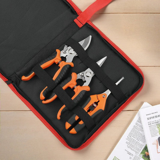 3Pack Stainless Steel Pruning Shears Garden Shears Garden Clippers With Oxford Storage Bag Gardening Tools Scissors
