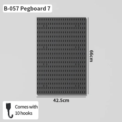 No-Holes Home Organization | This Wall Pegboard Displays & Organizes Your Daily Items & Electronics in Living Room/Study